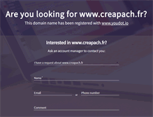 Tablet Screenshot of creapach.fr